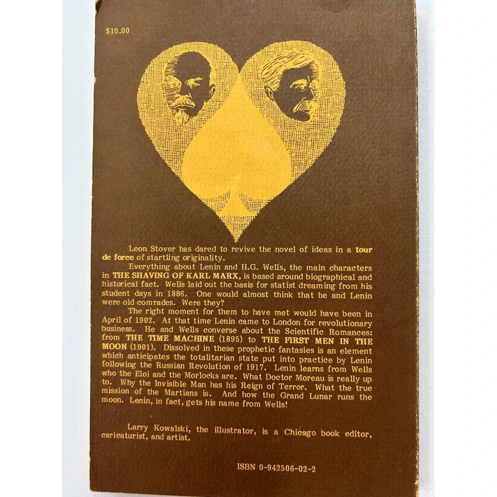 The Shaving of Karl Marx Leon Stover 1982 First‎ Printing Political Satire